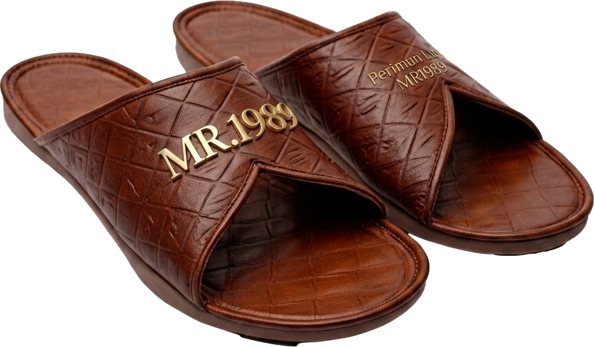 Mr 1989 Premium Leather Slippers